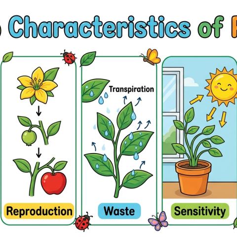 CHARACTERISTICS OF PLANTS IMAGE CHART